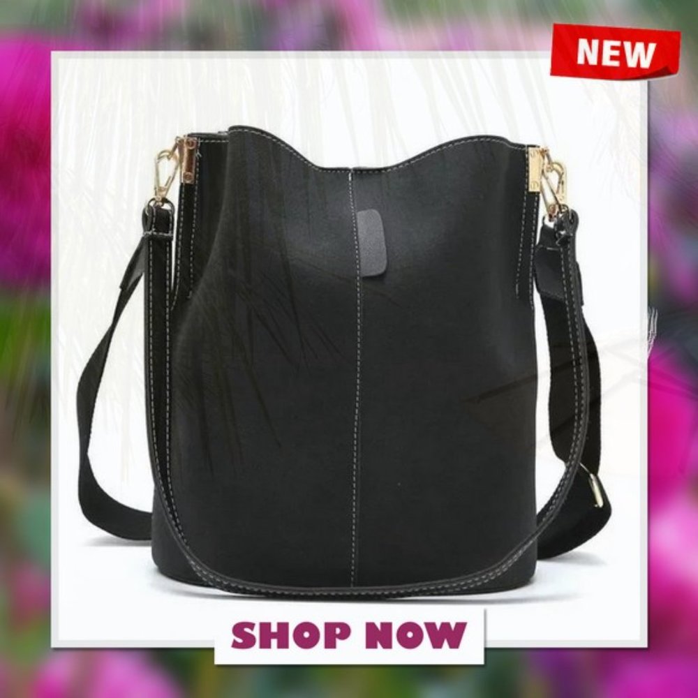 New Shoulder Tote bag, Black 216 - Picture 2 of 4